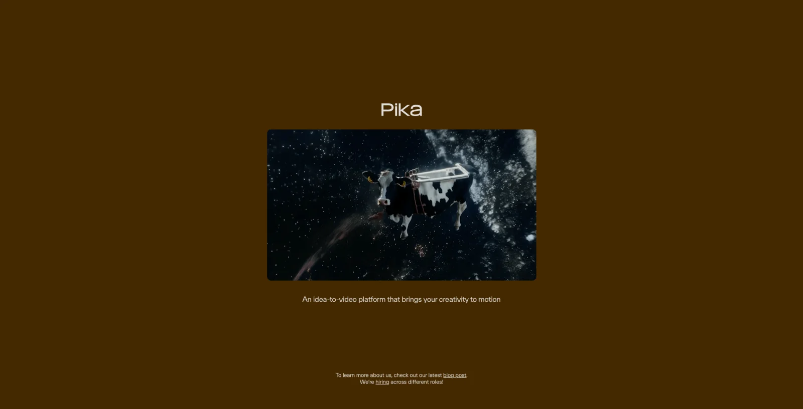 Pika, a New AI Video Generation Tool